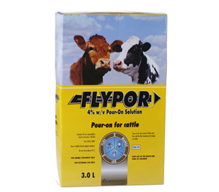 Flypor 4% w/v Pour-on Solution for Cattle