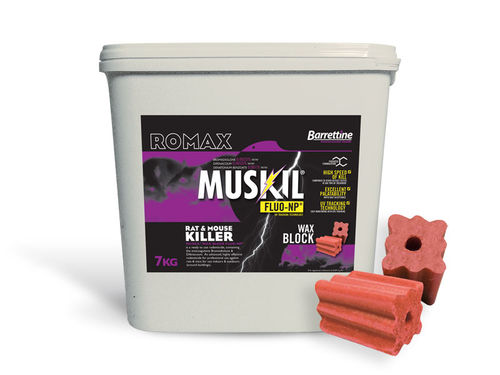 Rat & Mouse Bait - Romax Muskil Block