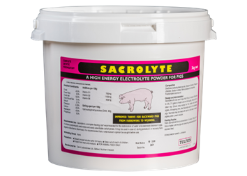 Sacrolyte Electrolyte Powder for Pigs