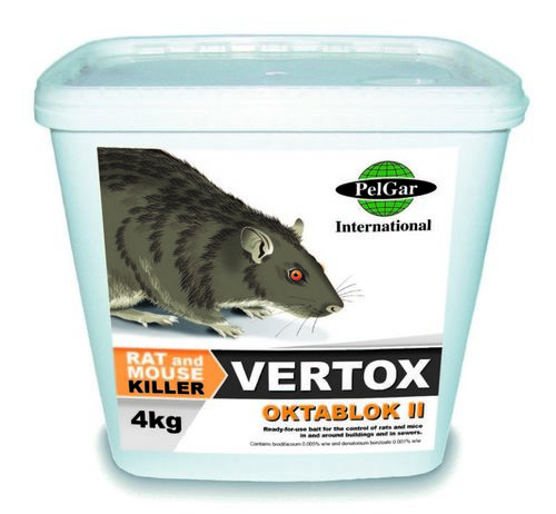 Rat & Mouse Bait - Vertox Oktablok II